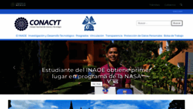 What Inaoep.mx website looked like in 2023 (1 year ago)