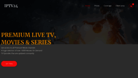 What Iptv24.live website looked like in 2023 (1 year ago)