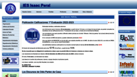 What Isaacperal.net website looked like in 2023 (1 year ago)