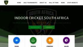What Indoorcricketsa.co.za website looked like in 2023 (1 year ago)
