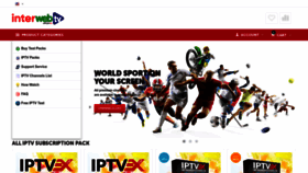What Iptvex.com website looked like in 2023 (1 year ago)
