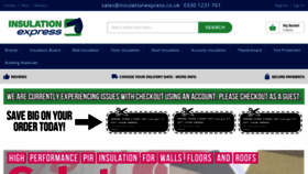 What Insulationexpress.co.uk website looked like in 2023 (1 year ago)