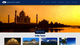 What India-tourism.net website looked like in 2023 (1 year ago)