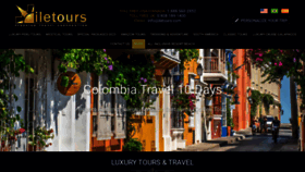 What Iletours.com website looked like in 2023 (1 year ago)