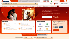 What Icicibank.com website looked like in 2023 (1 year ago)