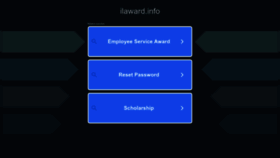 What Ilaward.info website looked like in 2023 (1 year ago)
