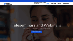 What Iteleseminar.com website looked like in 2023 (1 year ago)