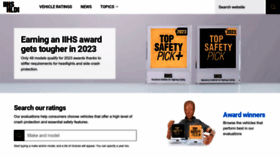 What Iihs.org website looked like in 2023 (3 years ago)