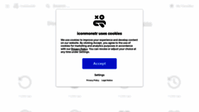 What Iconmonstr.com website looked like in 2023 (1 year ago)