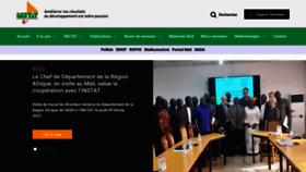 What Instat-mali.org website looked like in 2023 (3 years ago)