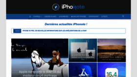 What Iphonote.com website looked like in 2023 (1 year ago)