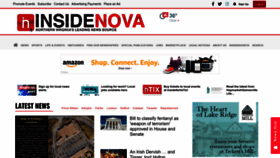 What Insidenova.com website looked like in 2023 (1 year ago)