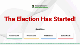 What Inecnigeria.org website looked like in 2023 (2 years ago)