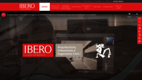 What Ibero.mx website looked like in 2023 (1 year ago)