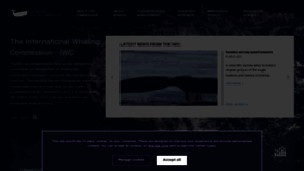 What Iwc.int website looked like in 2023 (2 years ago)