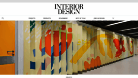 What Interiordesign.net website looked like in 2023 (1 year ago)
