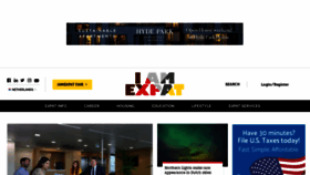 What Iamexpat.nl website looked like in 2023 (1 year ago)