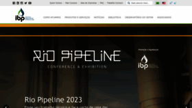 What Ibp.org.br website looked like in 2023 (1 year ago)