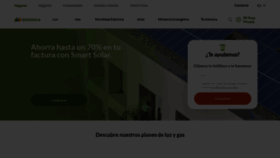 What Iberdrola.es website looked like in 2023 (1 year ago)