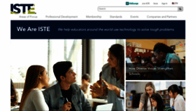 What Iste.org website looked like in 2023 (1 year ago)