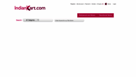 What Indiankart.com website looked like in 2023 (1 year ago)