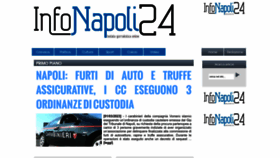 What Infonapoli24.it website looked like in 2023 (1 year ago)