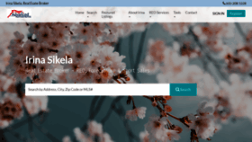 What Irinasikela.com website looked like in 2023 (1 year ago)