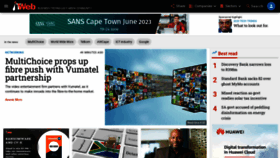 What Itweb.co.za website looked like in 2023 (1 year ago)