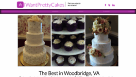 What Iwantprettycakes.com website looked like in 2023 (1 year ago)