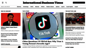 What Ibtimes.com website looked like in 2023 (1 year ago)