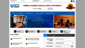 What Ignou.ac.in website looked like in 2023 (1 year ago)