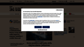 What Ilsole24ore.com website looked like in 2023 (1 year ago)