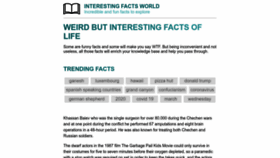 What Interestingfactsworld.com website looked like in 2023 (1 year ago)
