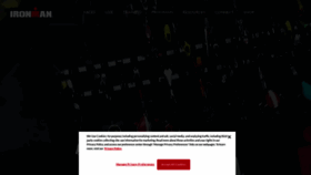 What Ironman.com website looked like in 2023 (1 year ago)