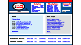 What Indymotorspeedway.com website looked like in 2023 (1 year ago)