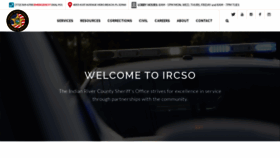 What Ircsheriff.org website looked like in 2023 (1 year ago)