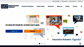 What Iatinsurancegroup.com website looked like in 2023 (1 year ago)