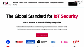 What Ioxtalliance.org website looked like in 2023 (1 year ago)