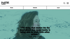 What Inuitartfoundation.org website looked like in 2023 (1 year ago)