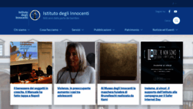 What Istitutodeglinnocenti.it website looked like in 2023 (1 year ago)