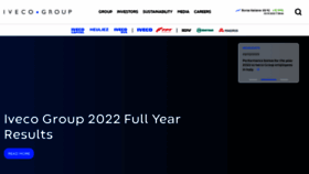 What Ivecogroup.com website looked like in 2023 (1 year ago)