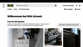 What Ikea.ch website looked like in 2023 (1 year ago)