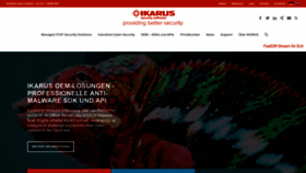 What Ikarussecurity.com website looked like in 2023 (2 years ago)
