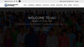 What Iac-irtac.org website looked like in 2023 (1 year ago)