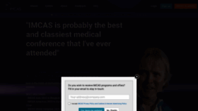 What Imcas.com website looked like in 2023 (1 year ago)