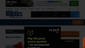 What Inboundlogistics.com website looked like in 2023 (2 years ago)