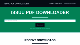 What Issuu.pdf-downloader.com website looked like in 2023 (1 year ago)