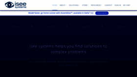 What Iseesystems.com website looked like in 2023 (1 year ago)