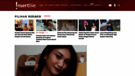 What Insertlive.com website looked like in 2023 (1 year ago)