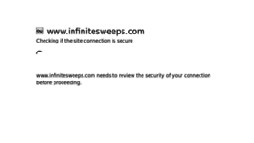 What Infinitesweeps.com website looked like in 2023 (1 year ago)